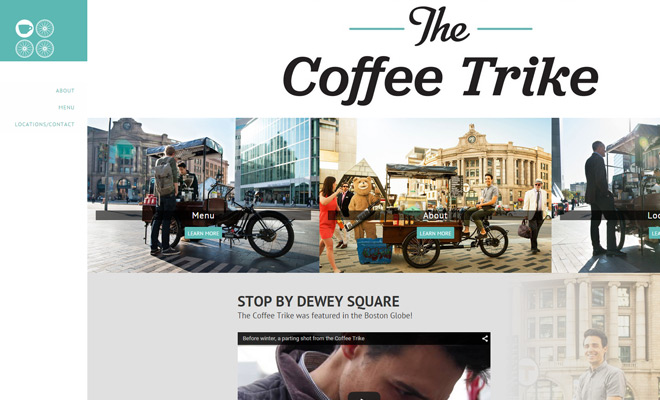 The Coffee Trike-用攝影分解內容