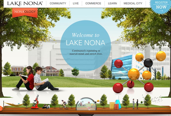 網站調色板-Lake Nona