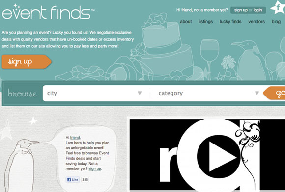 網站調色板-Event Finds