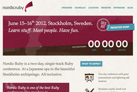 網站調色板-Nordic Ruby